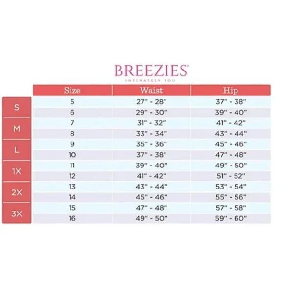 Breezies Silky Knit Full Brief Panties 4PK 3X (BG-11) - Picture 2 of 2